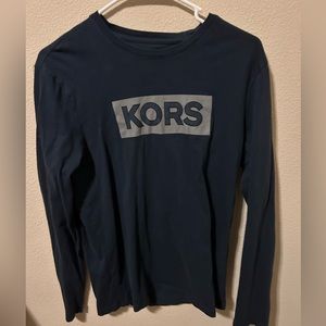 Michael Kors long sleeve shirt navy size S M